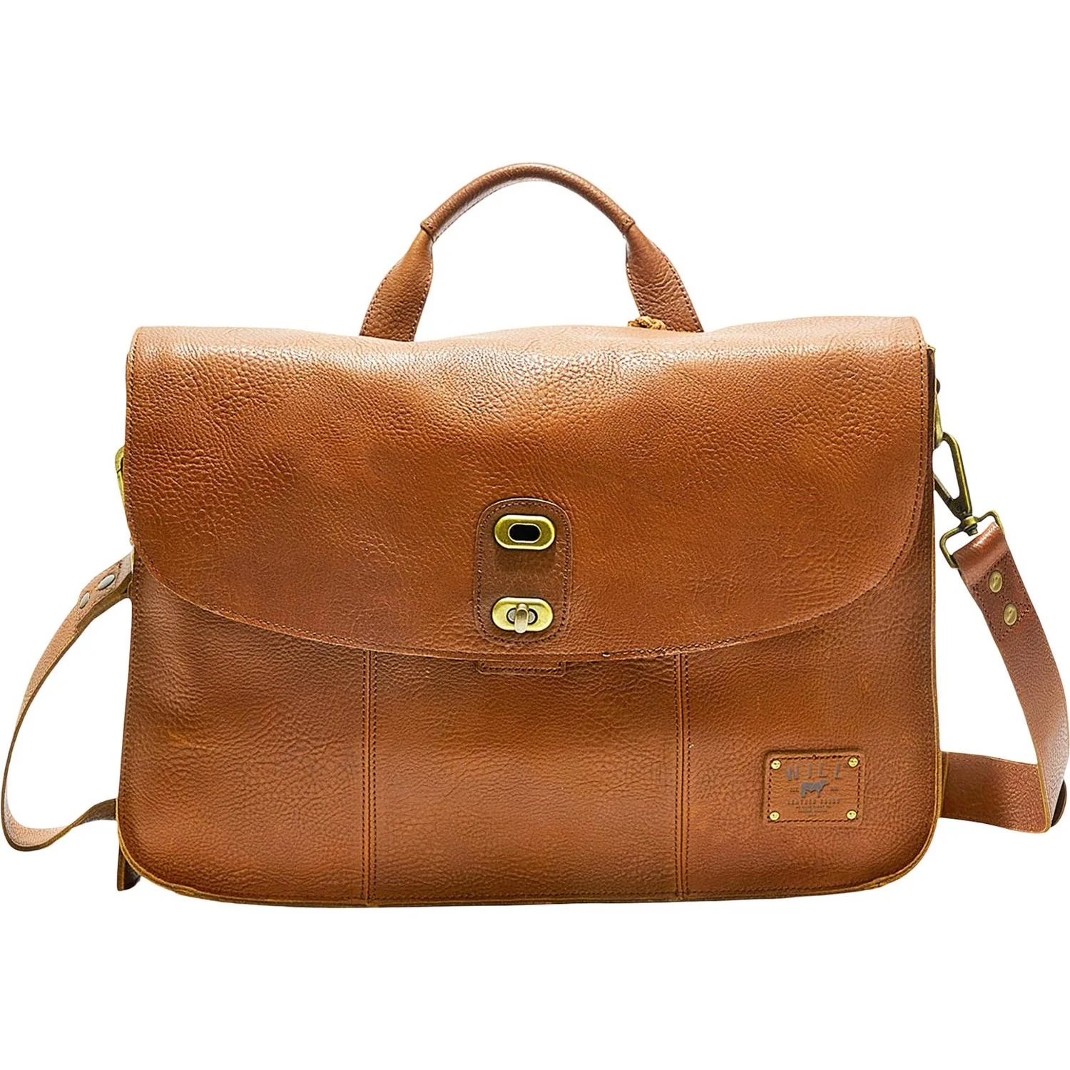 Will Leather Goods - Mens Kent Leather Messenger Bag - Image 3