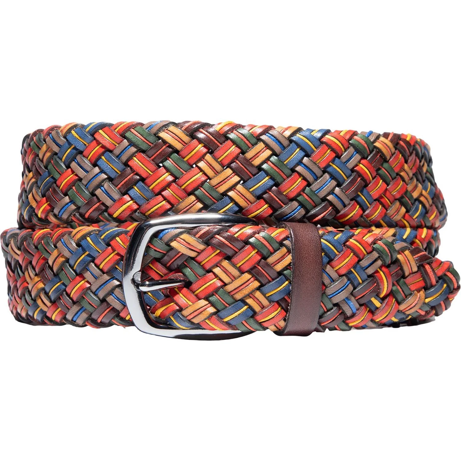 Will Leather Goods - Mens Multi Tubular Braided Belt - Image 2