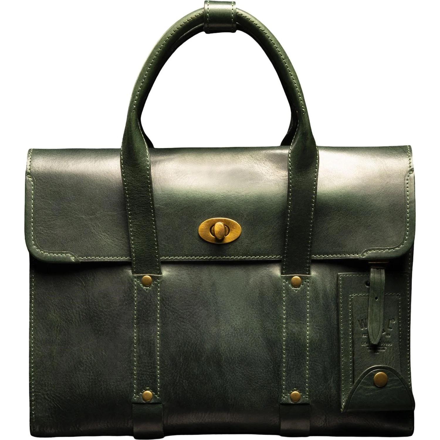 Will Leather Goods - Mens William Slim Briefcase - Image 3