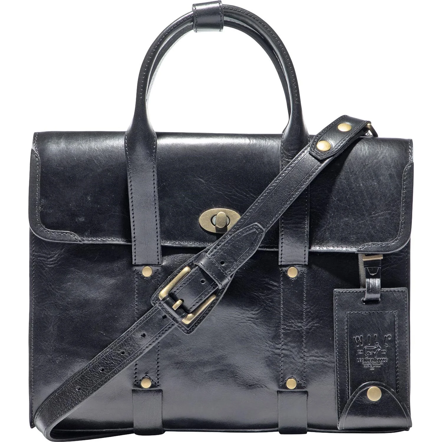 Will Leather Goods - Mens William Slim Briefcase - Image 6