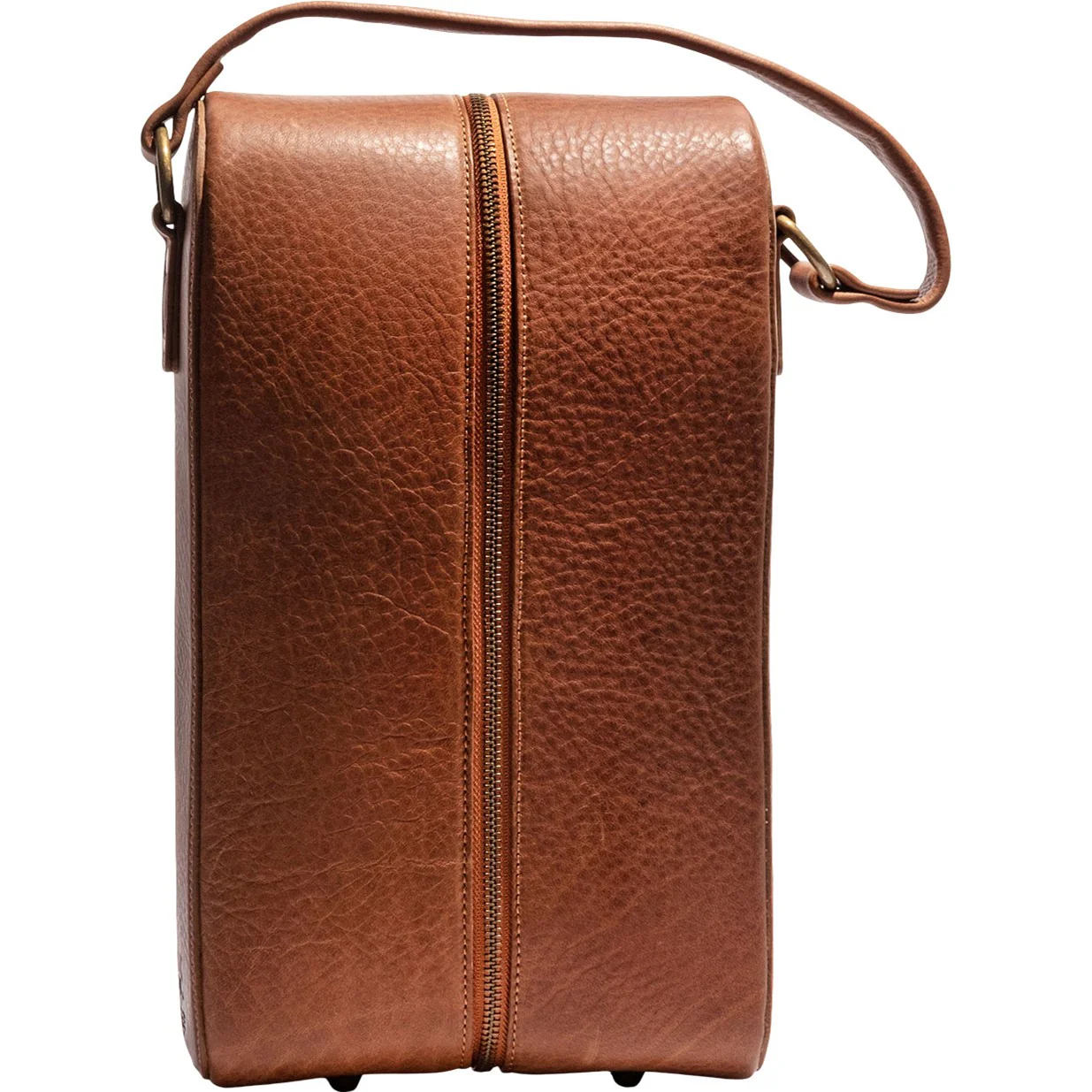 Will Leather Goods - Unisex Hard Double Leather Wine Case - Image 2
