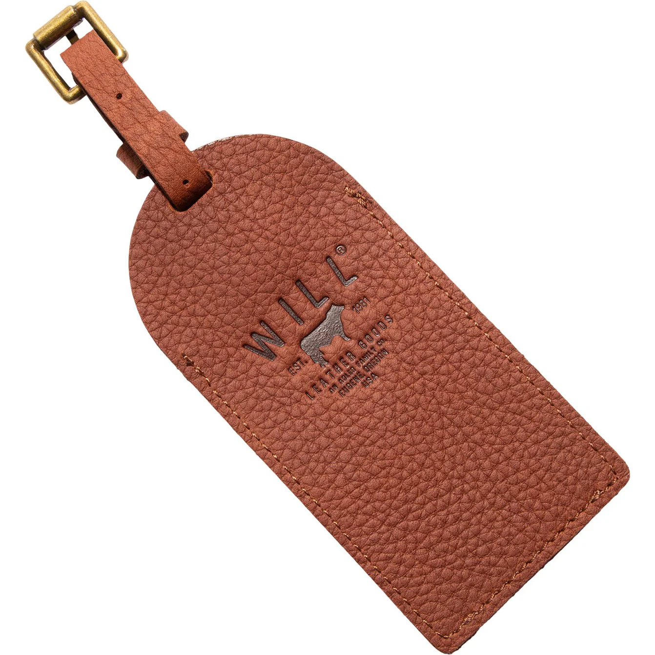 Will Leather Goods - Unisex Rounded Luggage Tags - Image 2