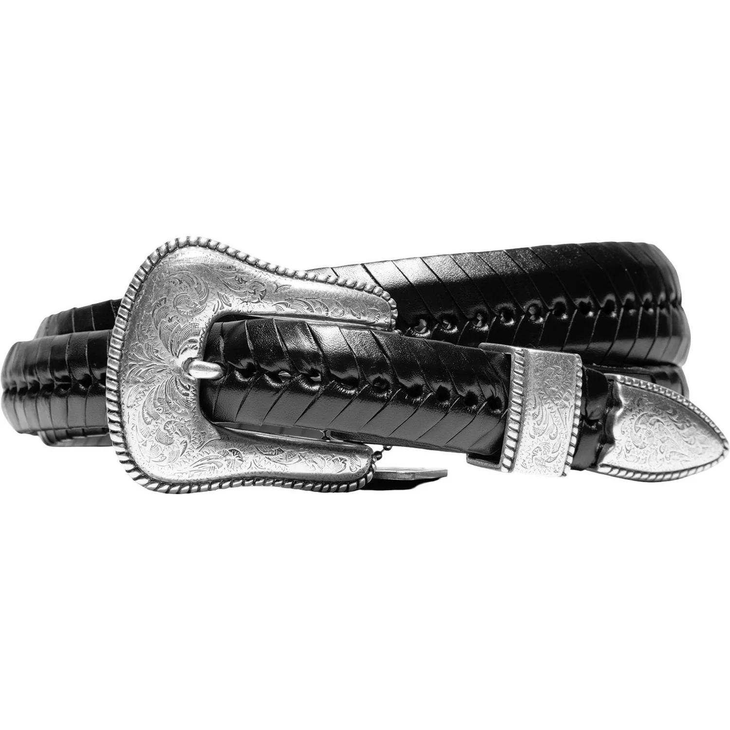 Will Leather Goods - Unisex Western Lace Belt - Image 3