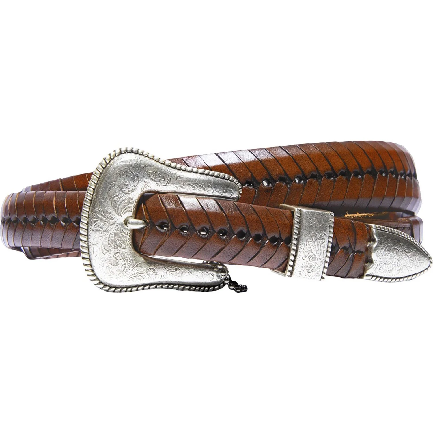 Will Leather Goods - Unisex Western Lace Belt - Image 4