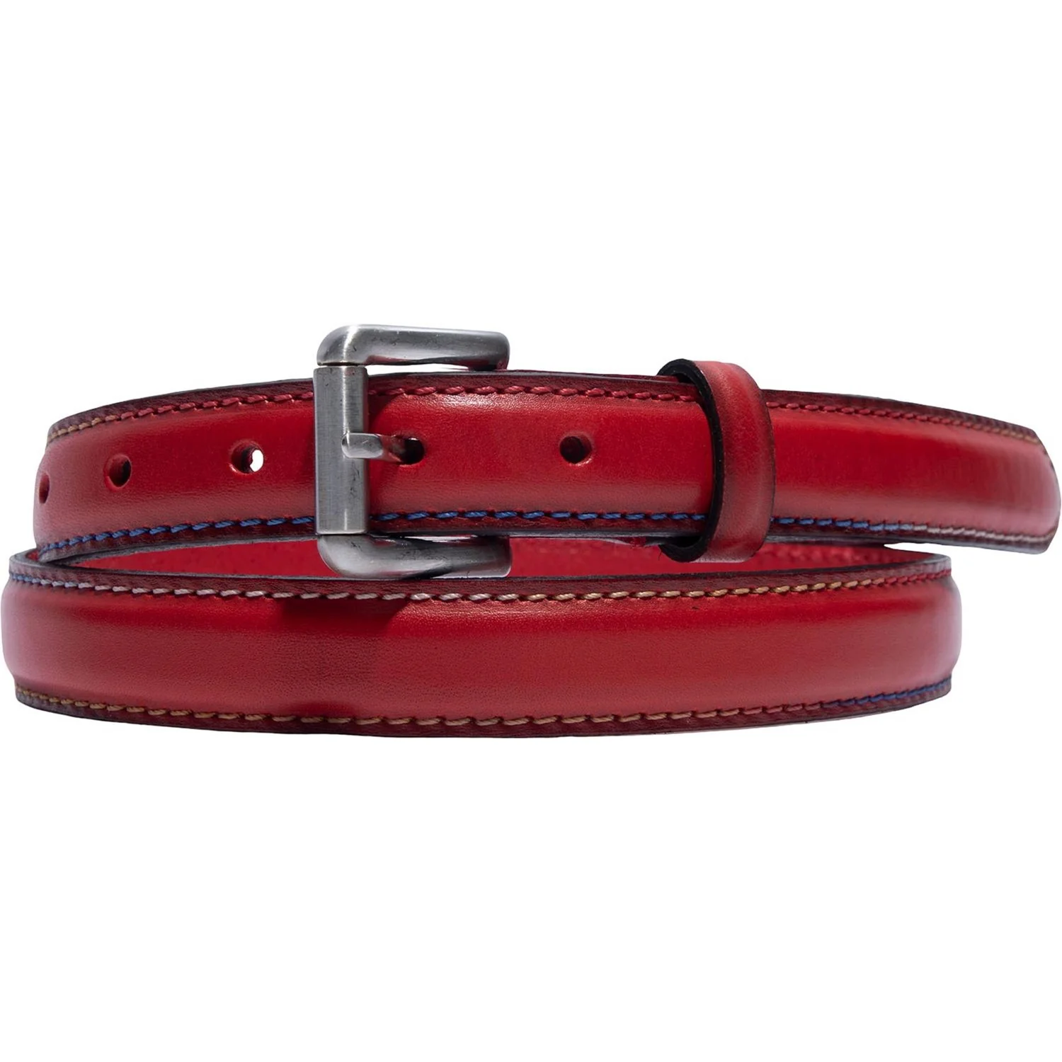 Will Leather Goods - Womens Rainbow Stitched Belt - Image 8