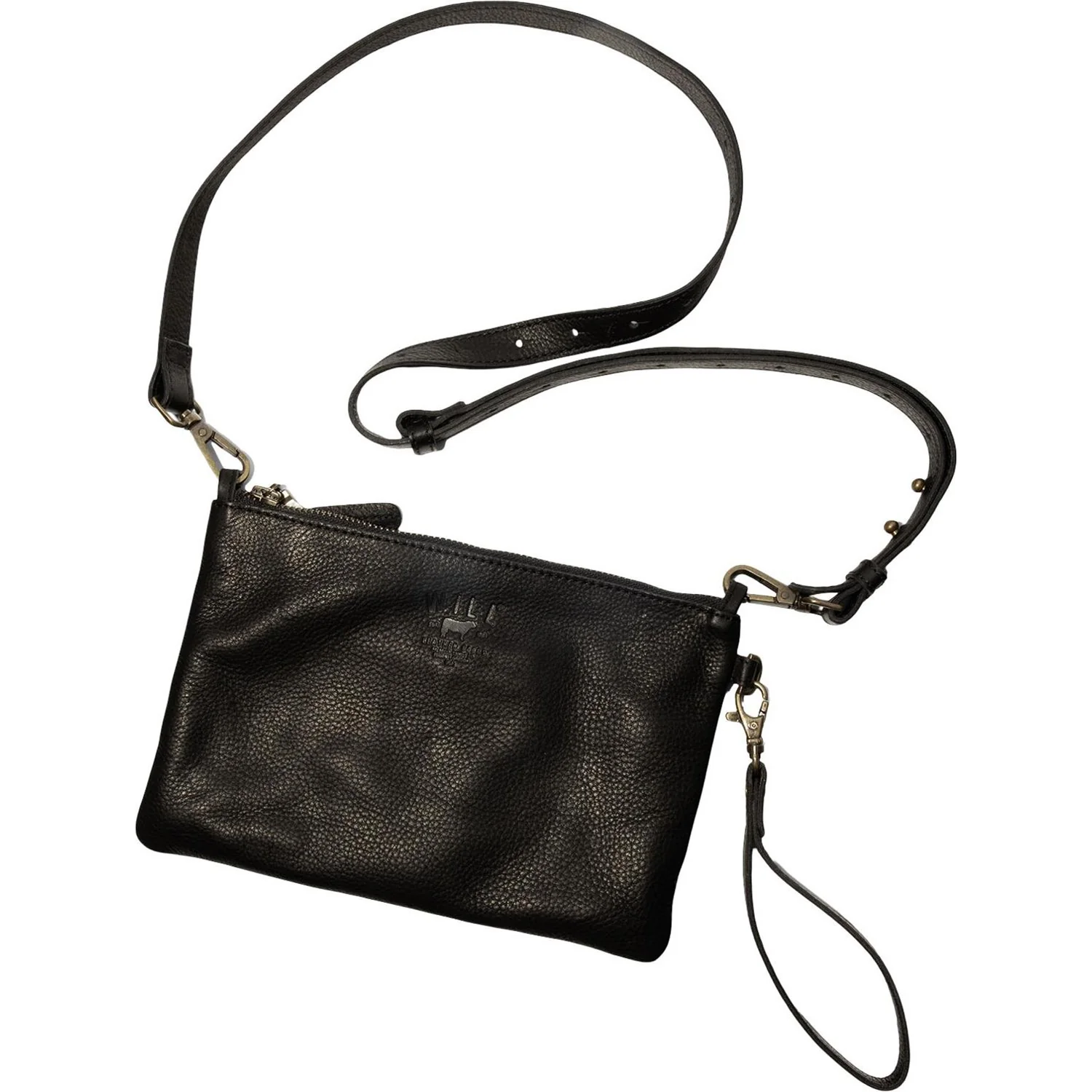 Will Leather Goods - Womens Zip Pouch Medium Crossbody Bag