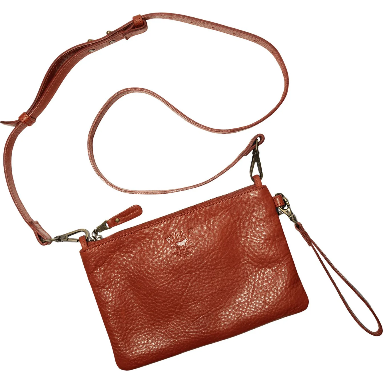 Will Leather Goods - Womens Zip Pouch Medium Crossbody Bag - Image 5