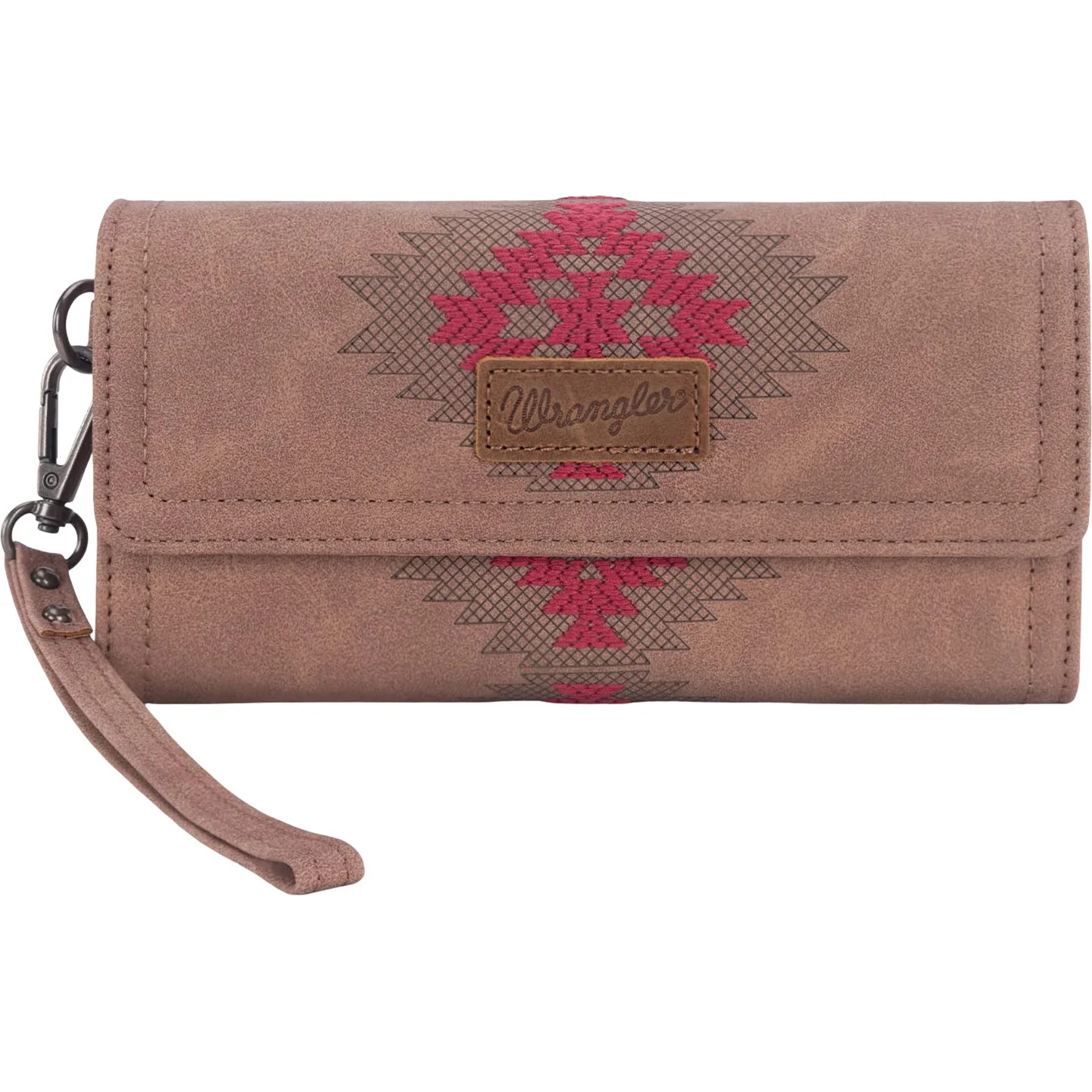 Wrangler - Womens Aztec Embroidered Wallet/Wristlet - Image 4