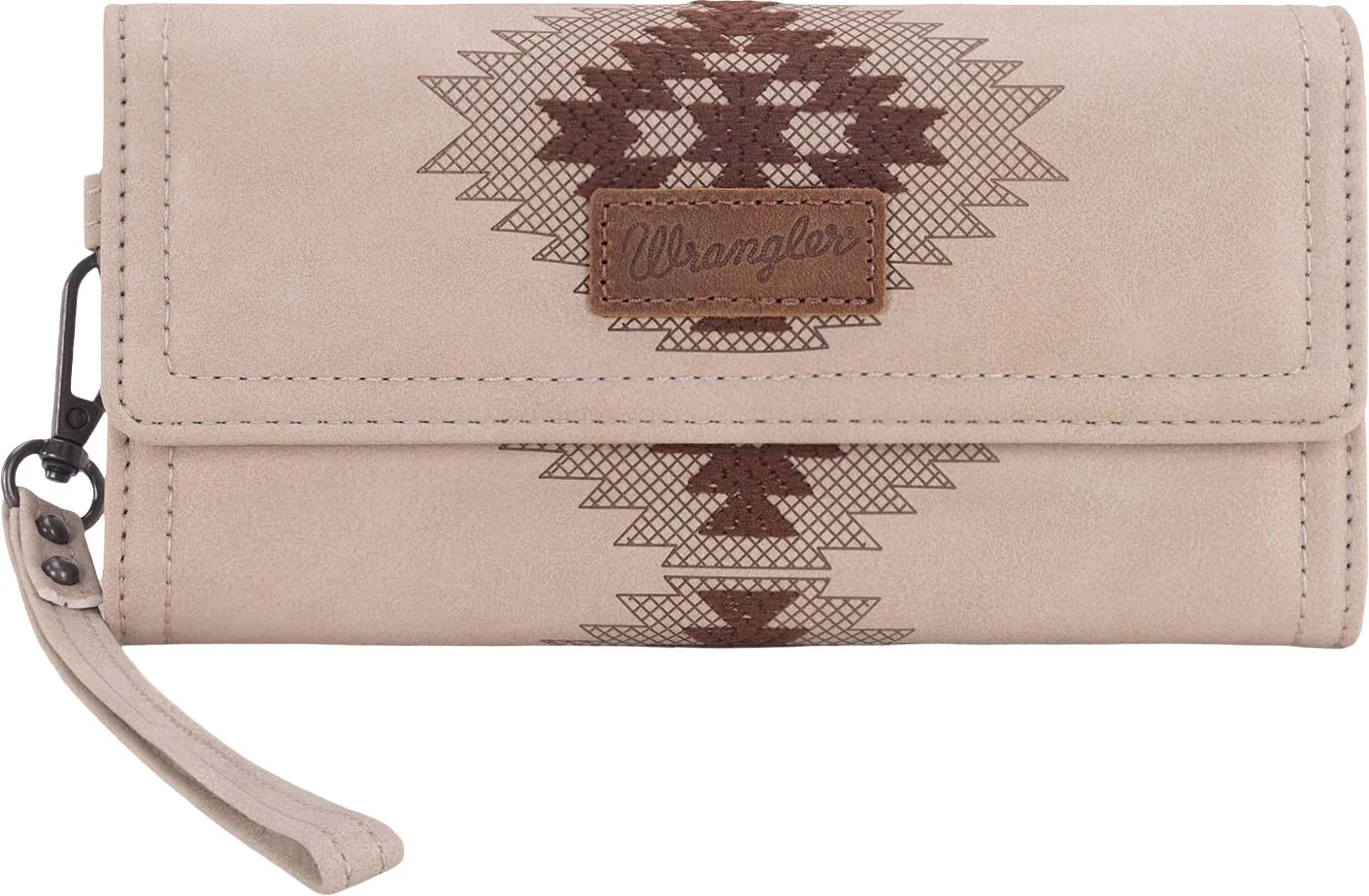 Wrangler - Womens Aztec Embroidered Wallet/Wristlet - Image 6