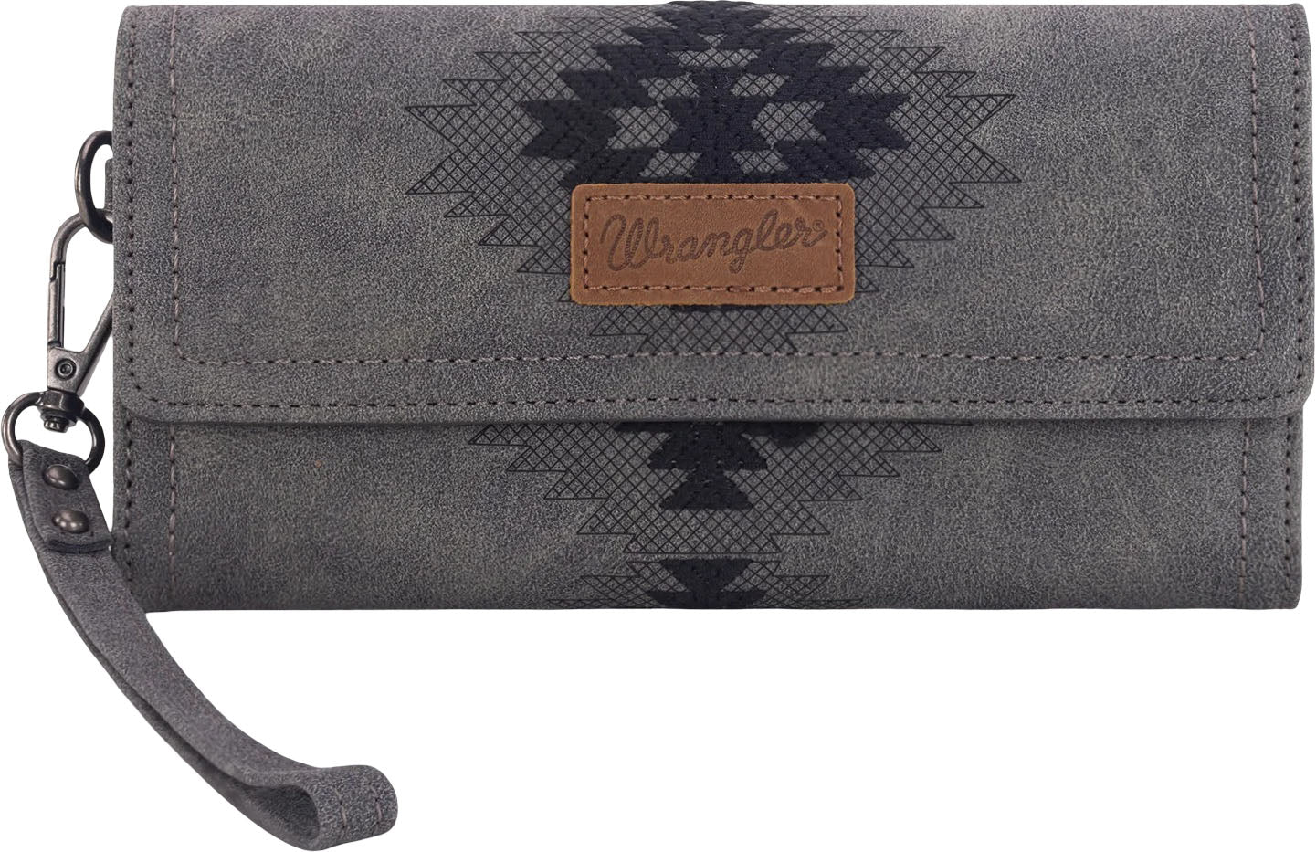 Wrangler - Womens Aztec Embroidered Wallet/Wristlet - Image 7