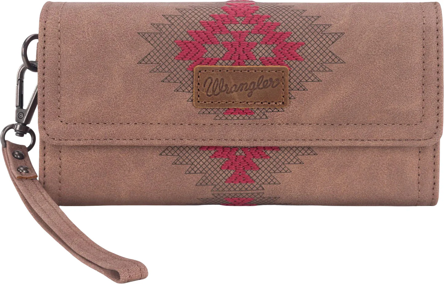 Wrangler - Womens Aztec Embroidered Wallet/Wristlet - Image 9