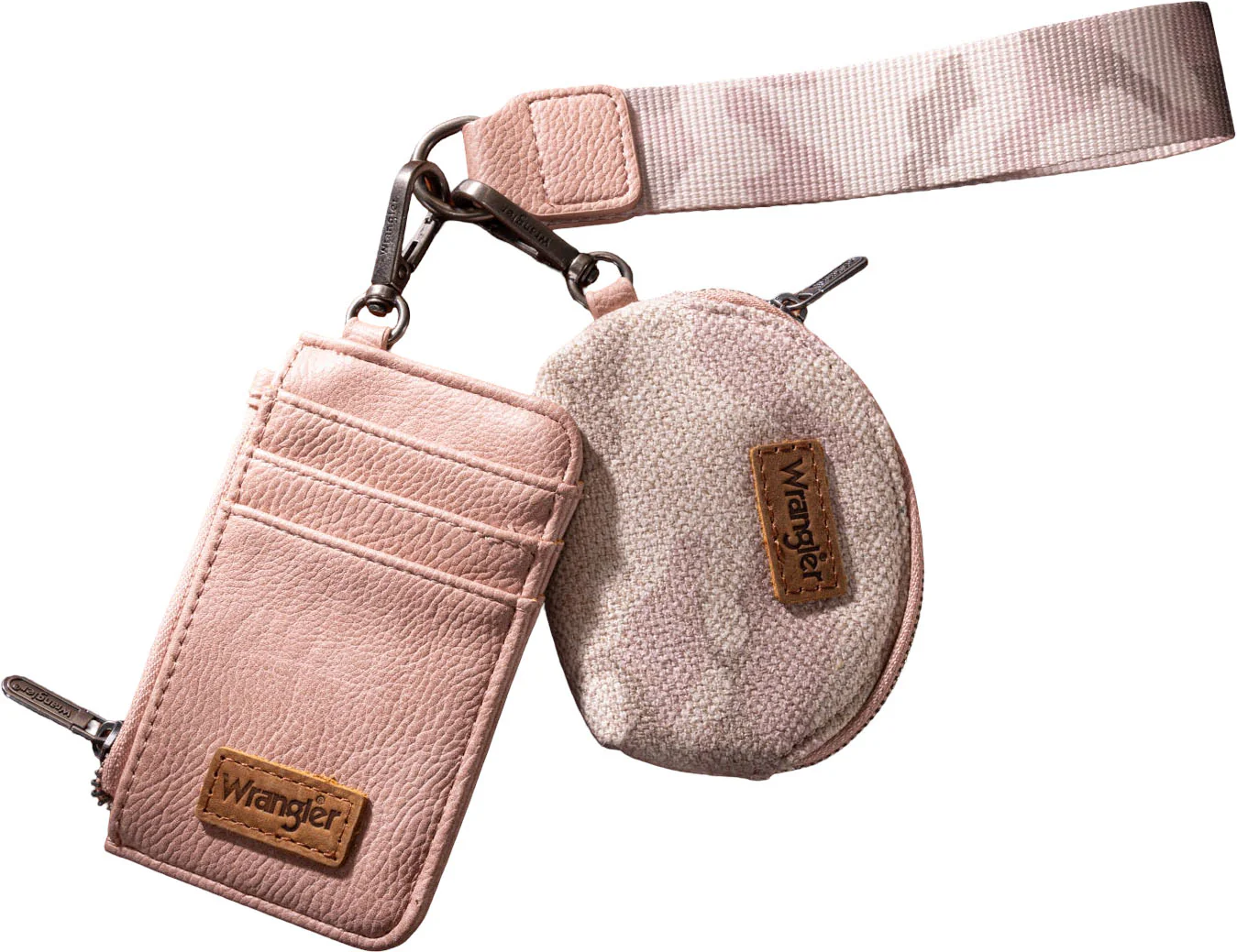 Wrangler - Womens Camouflage Print Dual Pouch Wristlet - Image 4