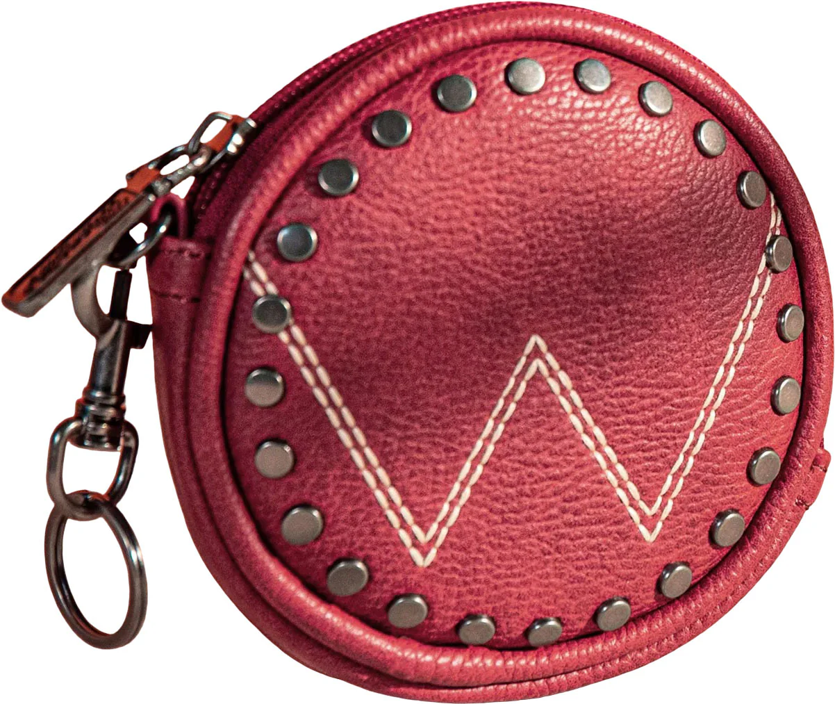 Wrangler - Womens Circular Coin Pouch "W" Logo Bag Charm - Image 10