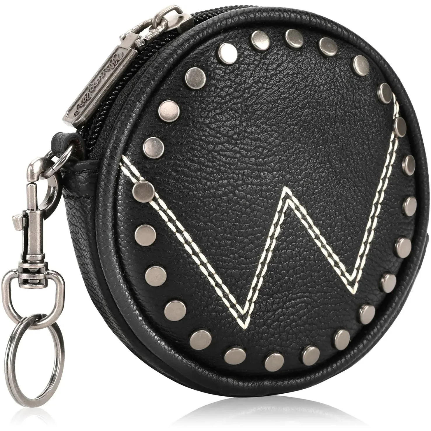Wrangler - Womens Circular Coin Pouch "W" Logo Bag Charm - Image 11