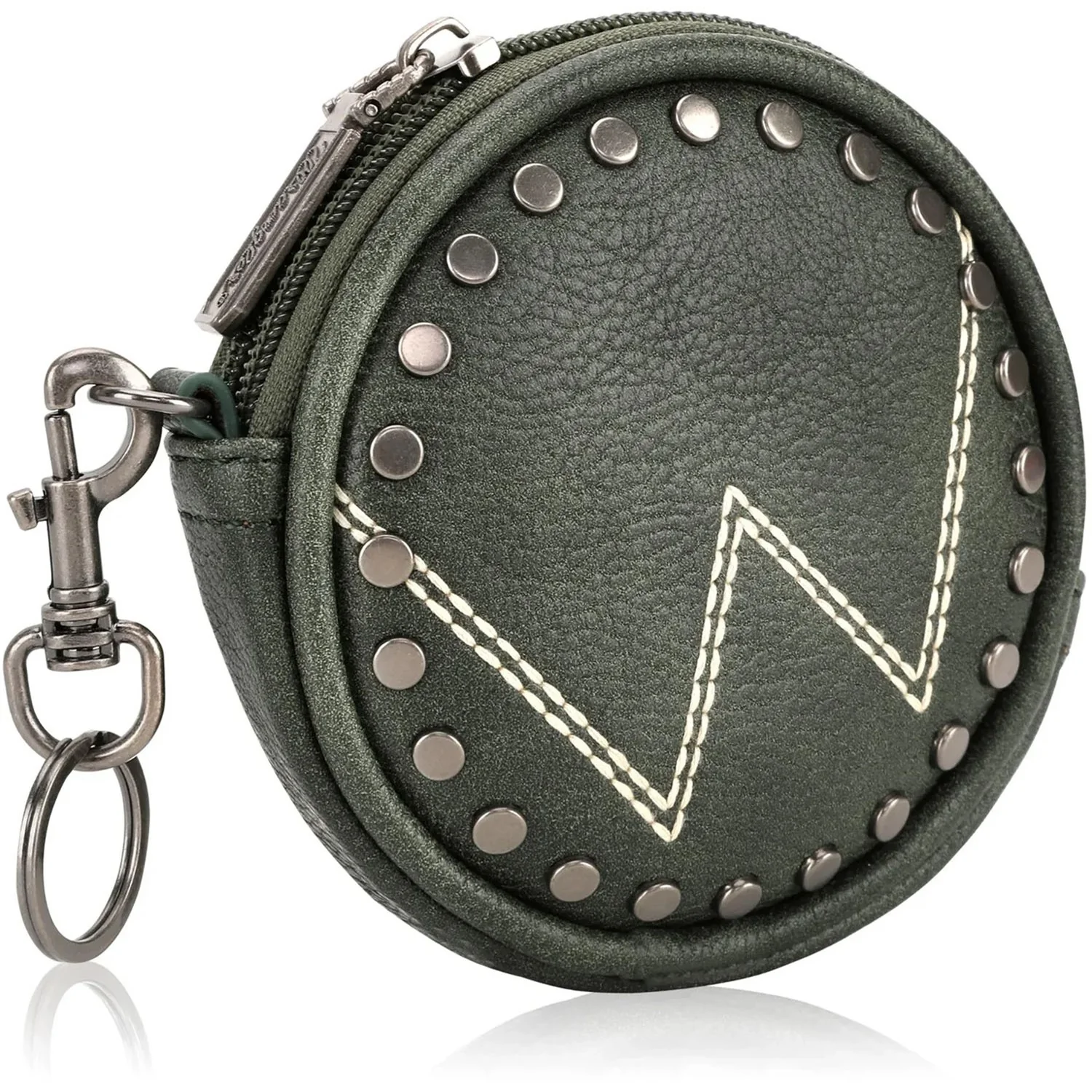 Wrangler - Womens Circular Coin Pouch "W" Logo Bag Charm - Image 12