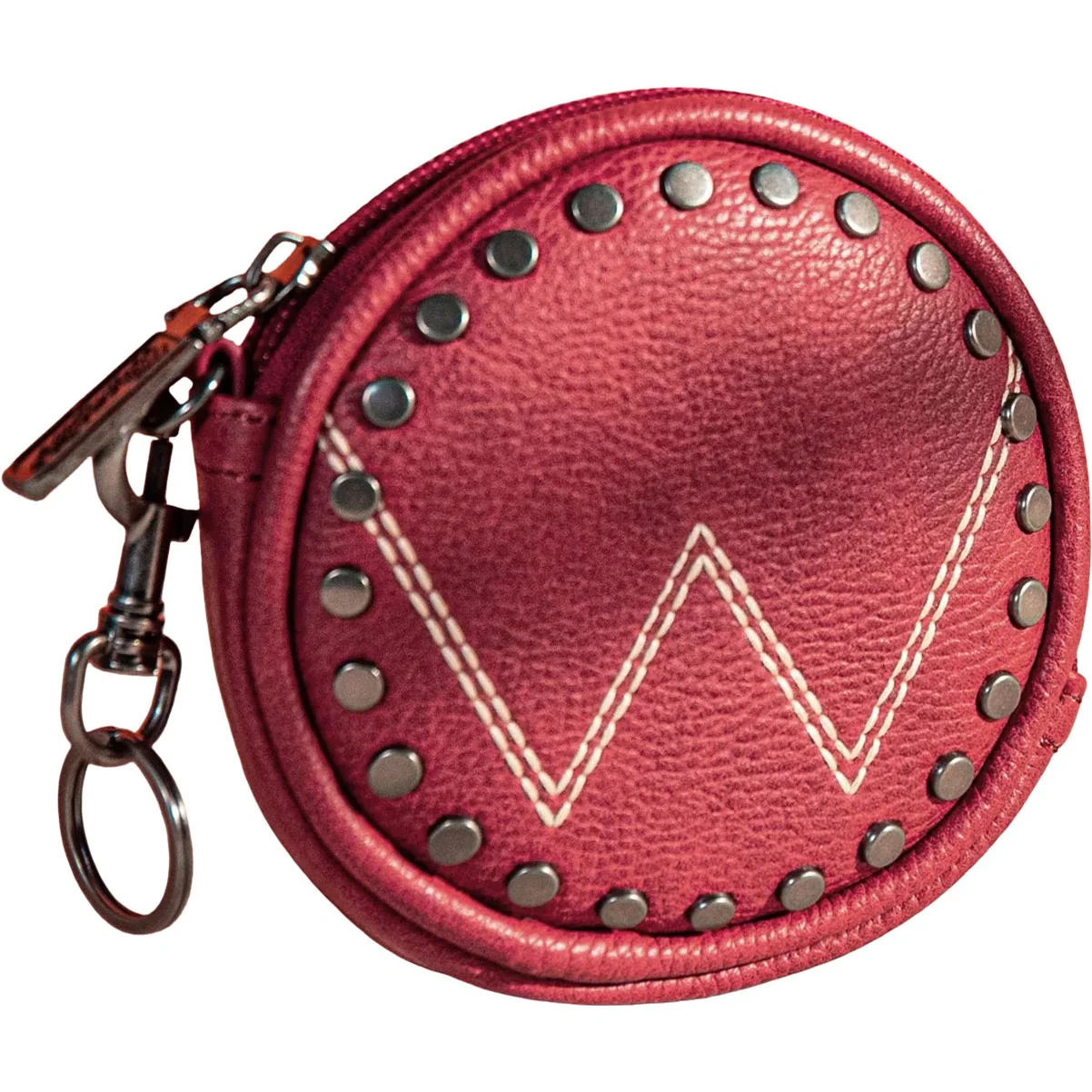 Wrangler - Womens Circular Coin Pouch "W" Logo Bag Charm - Image 5