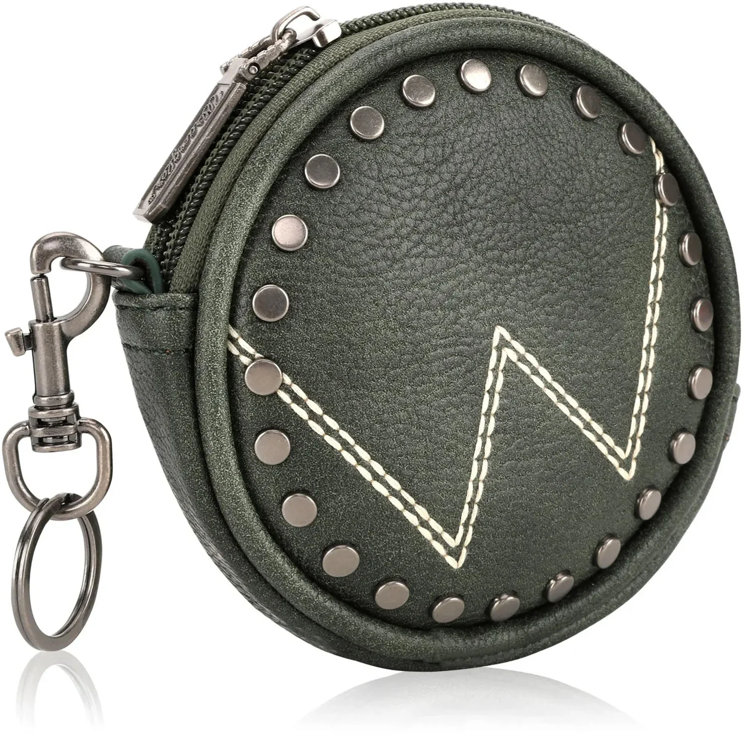 Wrangler - Womens Circular Coin Pouch "W" Logo Bag Charm - Image 7
