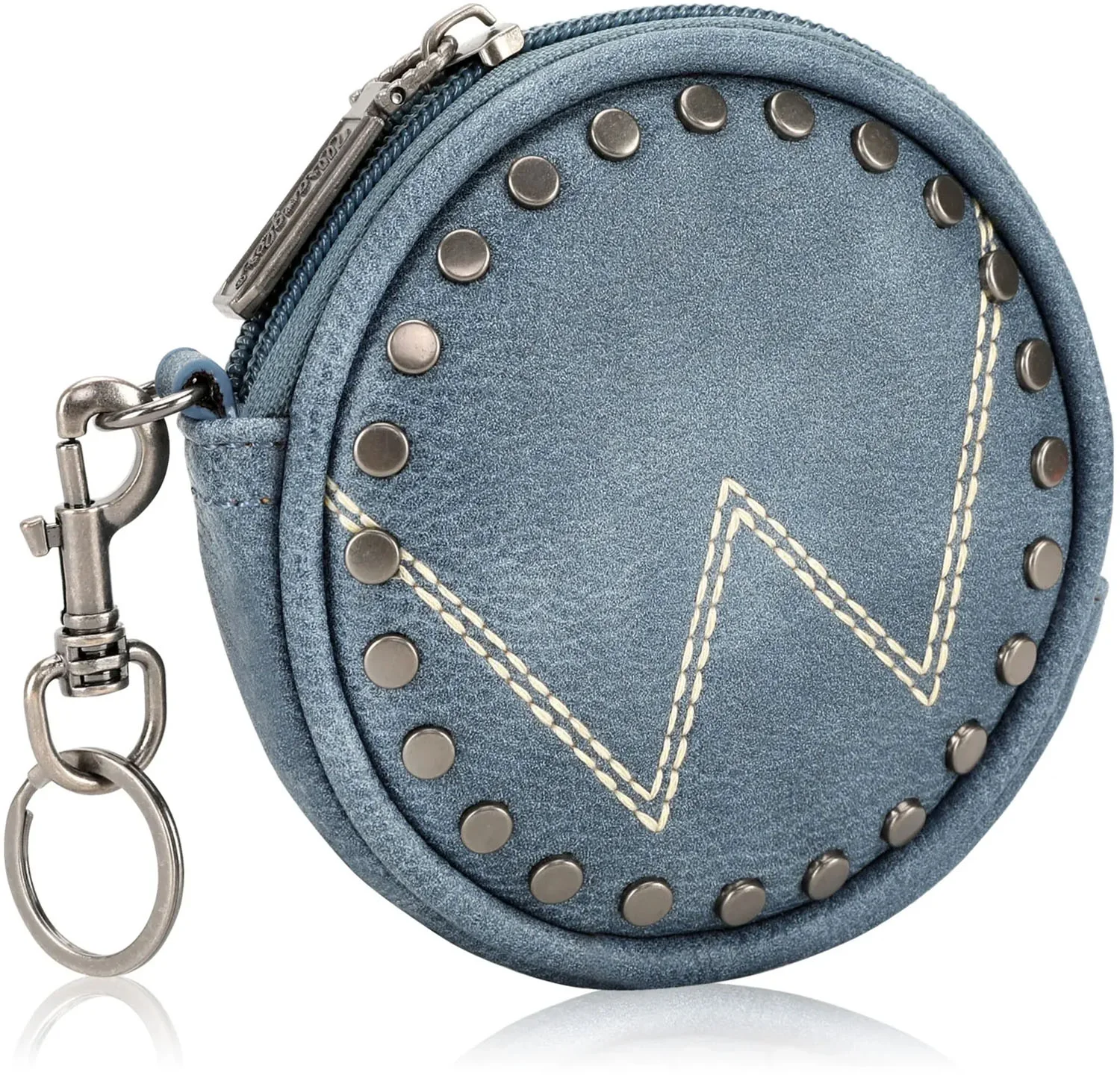 Wrangler - Womens Circular Coin Pouch "W" Logo Bag Charm - Image 8