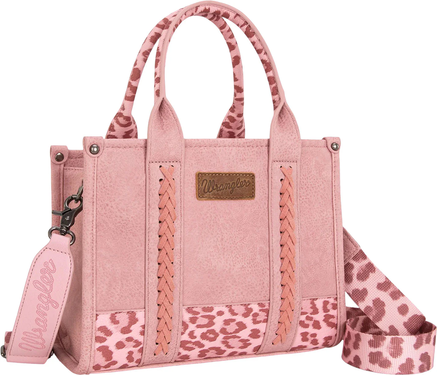 Wrangler - Womens Croc Print Concealed Carry Tote/Crossbody Bag - Image 15