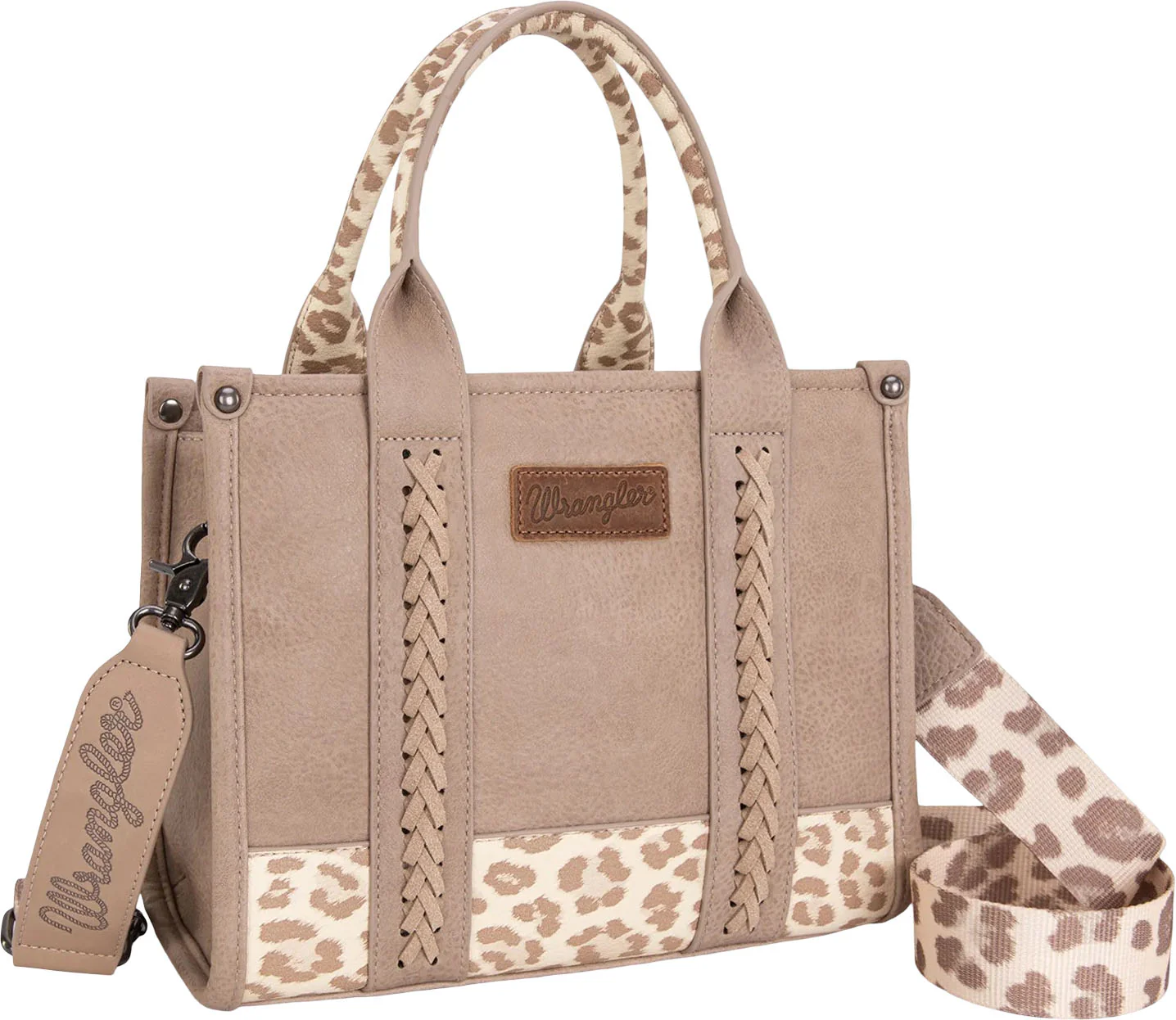 Wrangler - Womens Croc Print Concealed Carry Tote/Crossbody Bag - Image 16