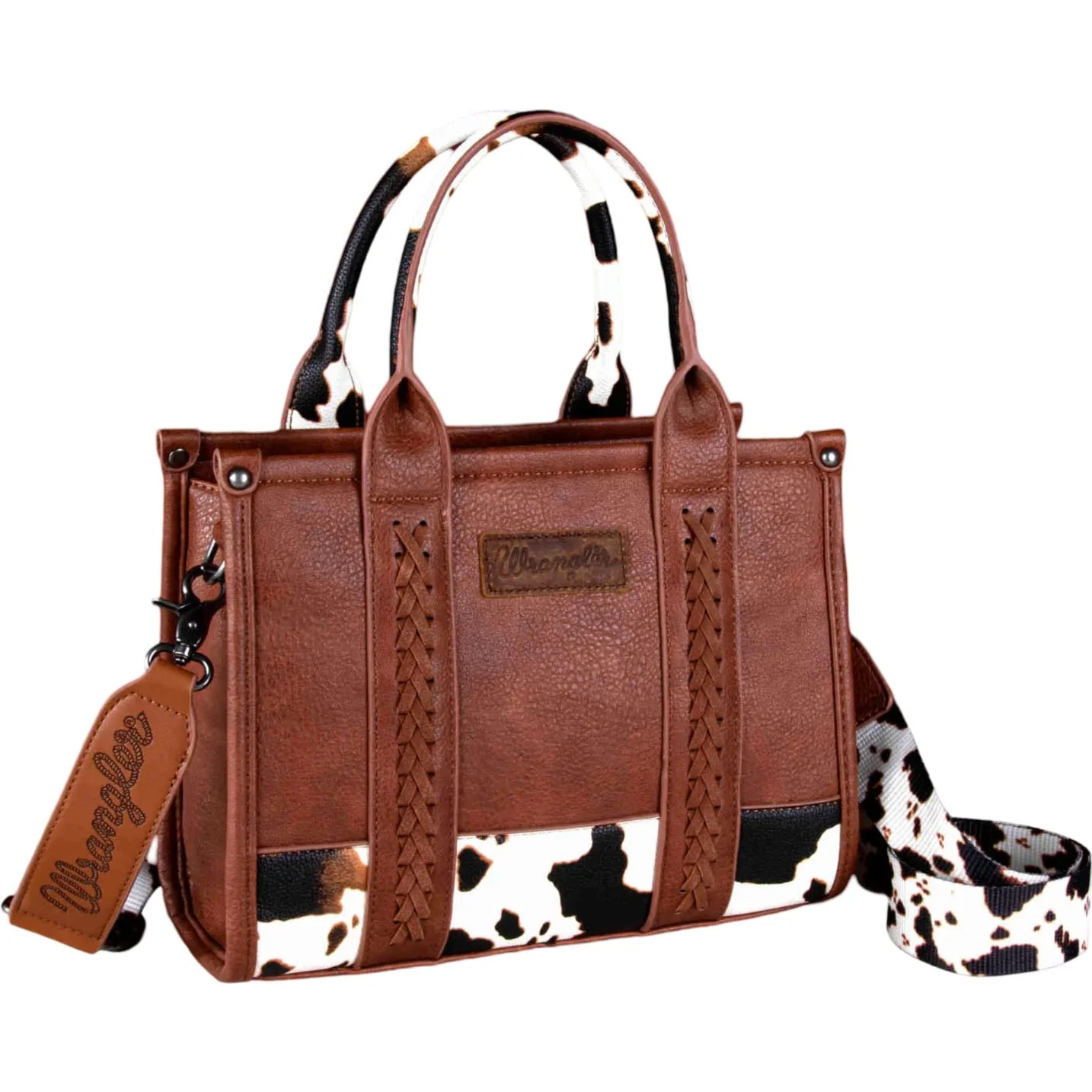 Wrangler - Womens Croc Print Concealed Carry Tote/Crossbody Bag - Image 18
