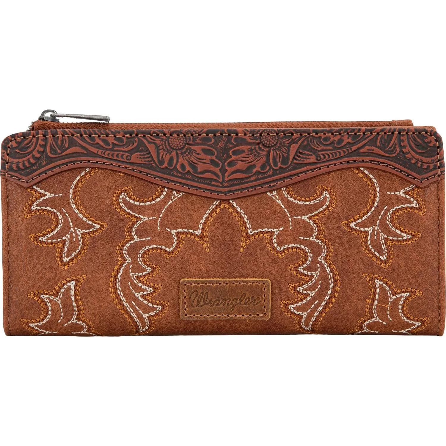 Wrangler - Womens Embroidered Bi-Fold Wallet - Image 2