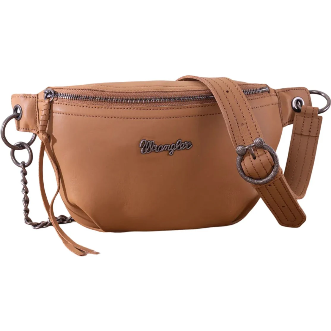 Wrangler - Womens Genuine Leather Belt Bag - Image 2