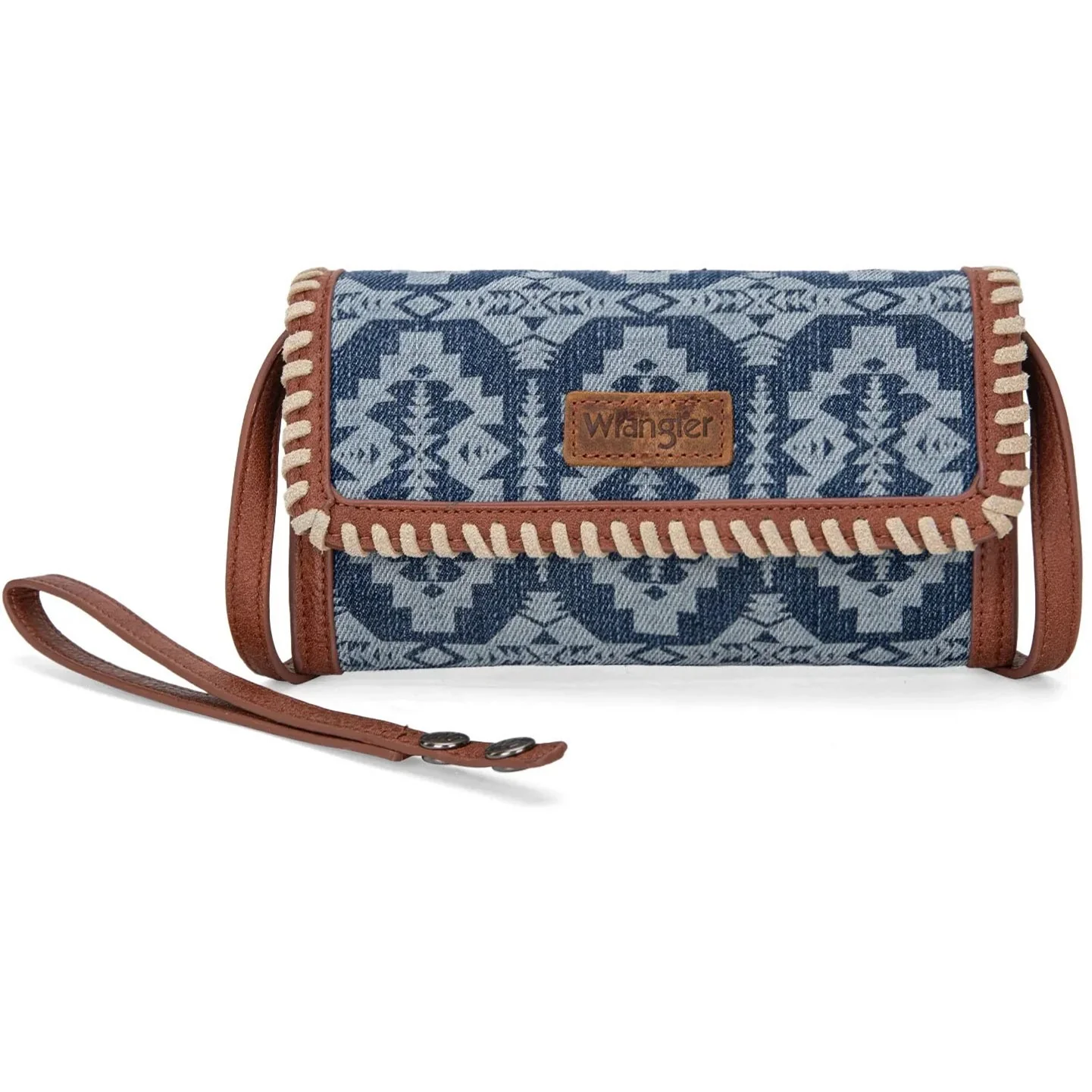 Wrangler - Womens Southwestern Print Wallet/Shoulder Bag - Image 2