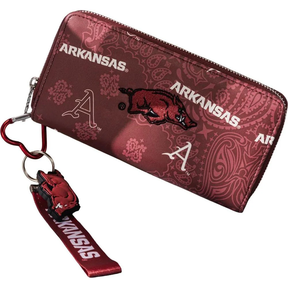 Wrangler - Womens University Of Arkansas Razorbacks Wallet/Wristlet