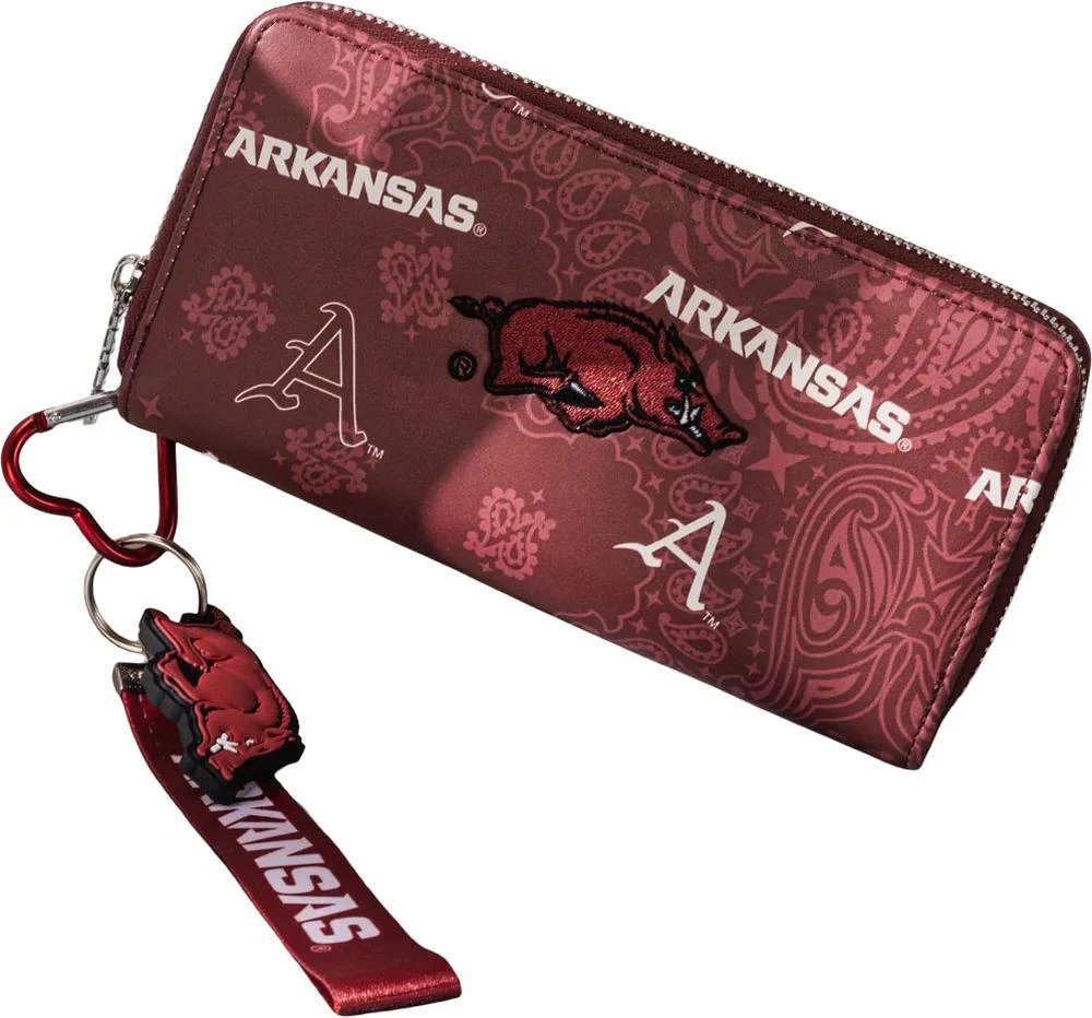 Wrangler - Womens University Of Arkansas Razorbacks Wallet/Wristlet - Image 2