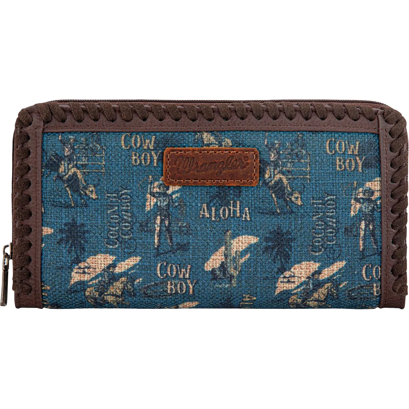 Wrangler - Womens Vintage Retro Cowboy Cool Print Wallet - Image 4