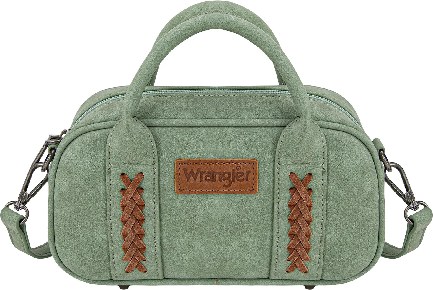 Wrangler - Womens Whipstitch Collection Mini Satchel/Crossbody Bag - Image 10
