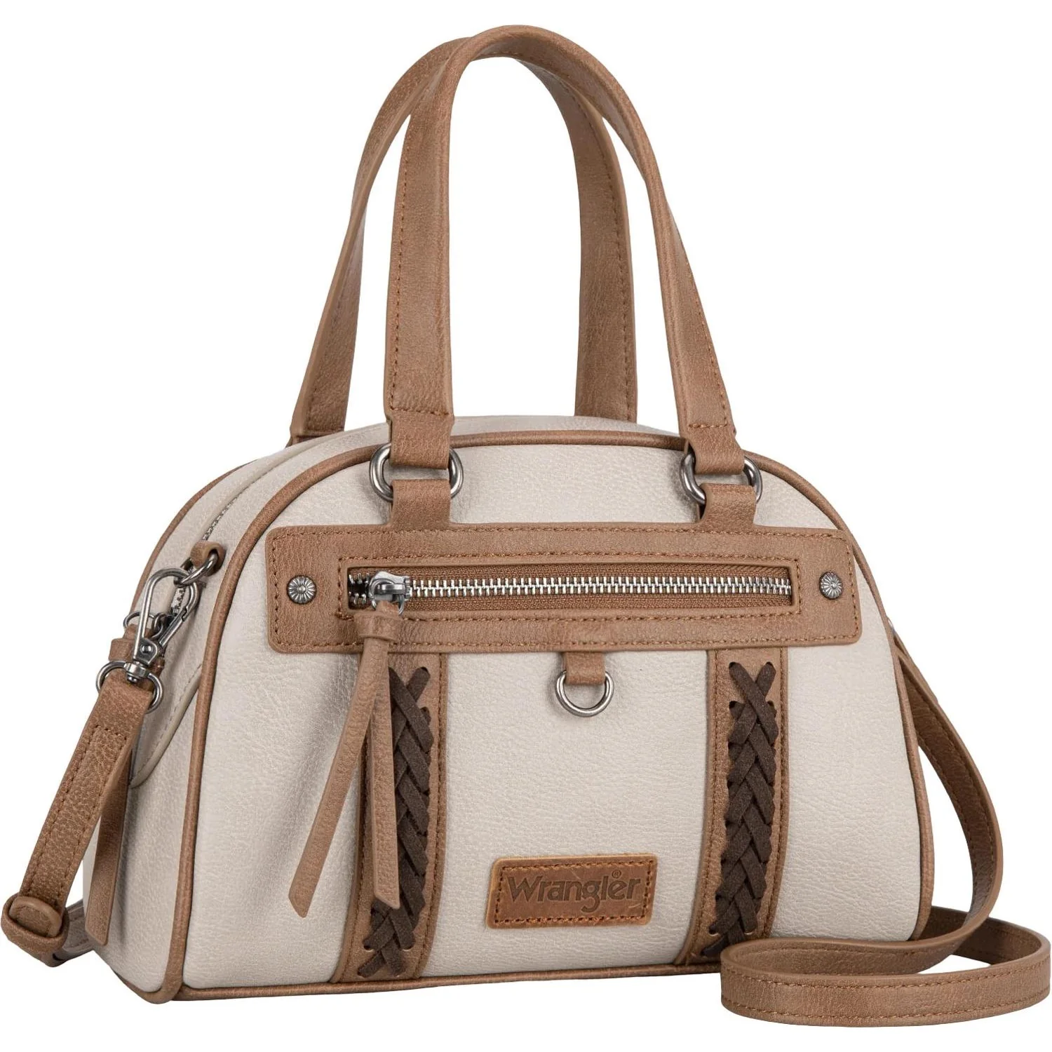 Wrangler - Womens Whipstitch Collection Satchel/Crossbody Bag - Image 2