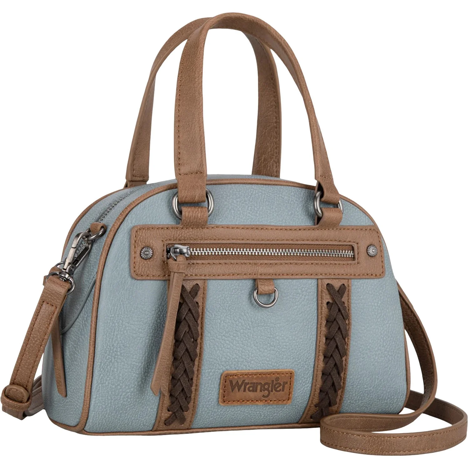 Wrangler - Womens Whipstitch Collection Satchel/Crossbody Bag - Image 3
