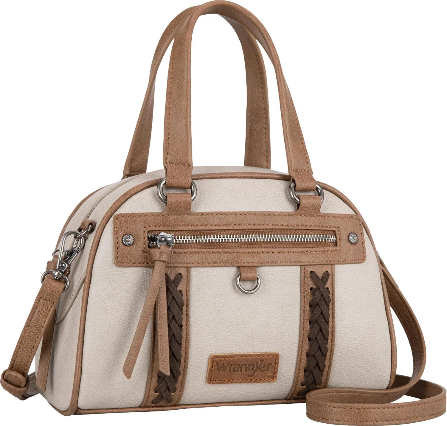 Wrangler - Womens Whipstitch Collection Satchel/Crossbody Bag - Image 6