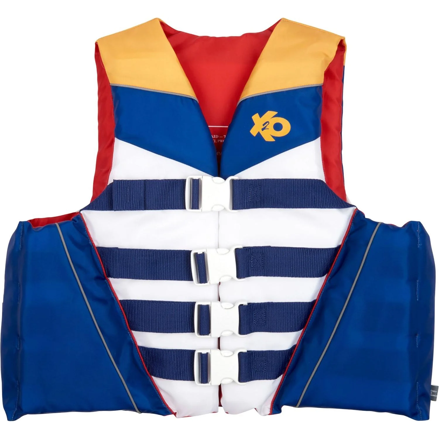 X2O - Life Vest 4 Buckle Adjustable Polyester