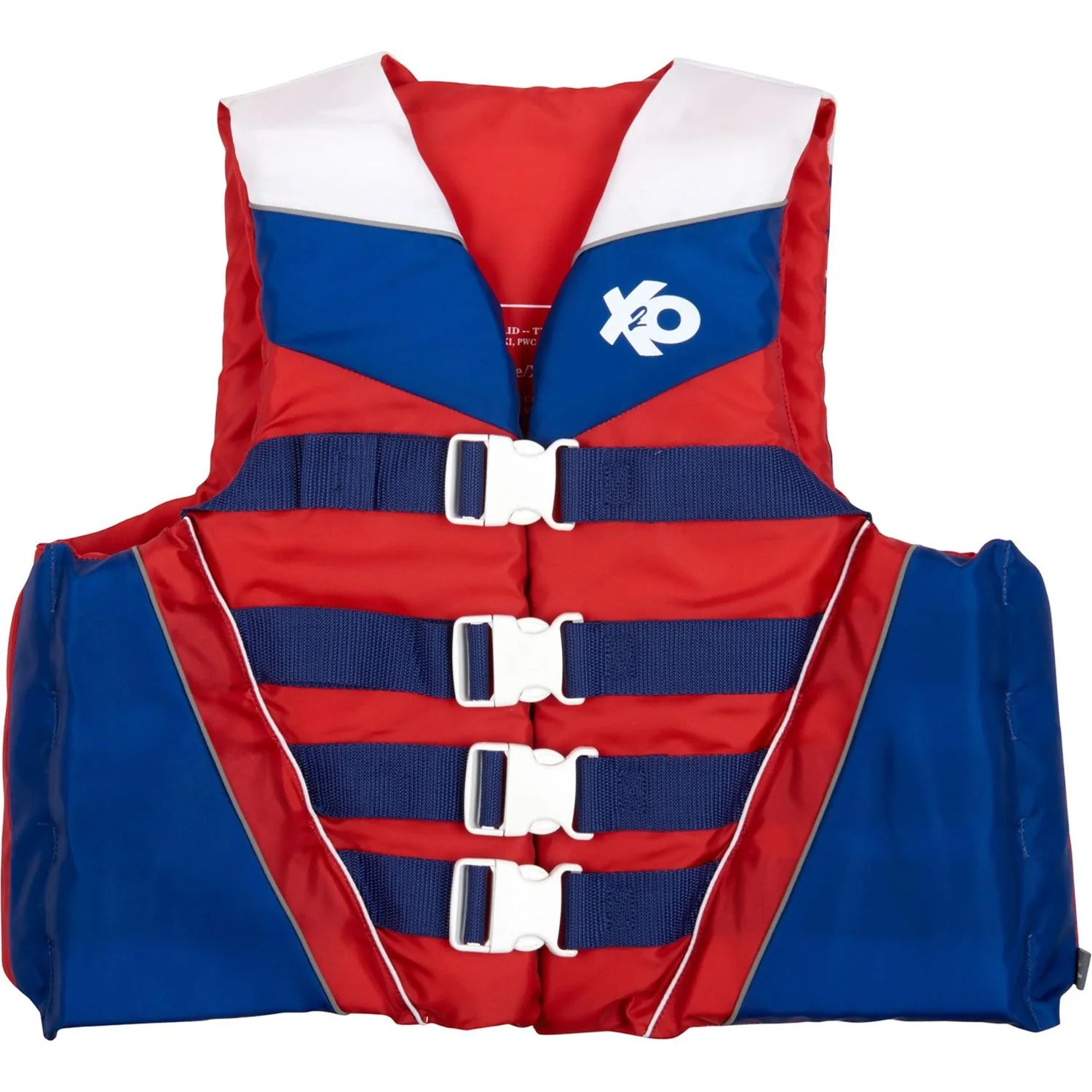 X2O - Life Vest 4 Buckle Adjustable Polyester