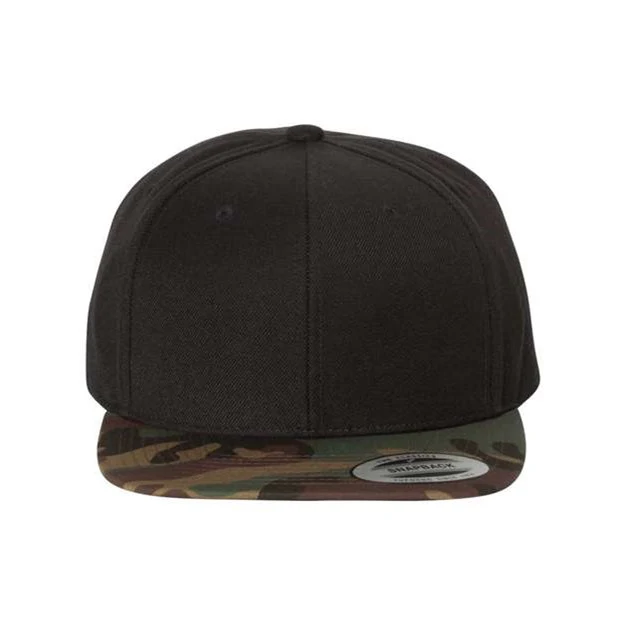 Yp Classics - Mens 6089M Flat Bill Snapback Cap - Image 38