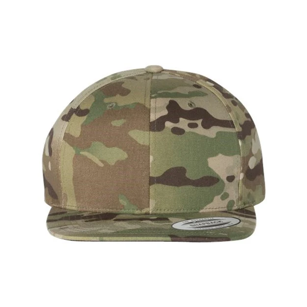 Yp Classics - Mens 6089M Flat Bill Snapback Cap - Image 79