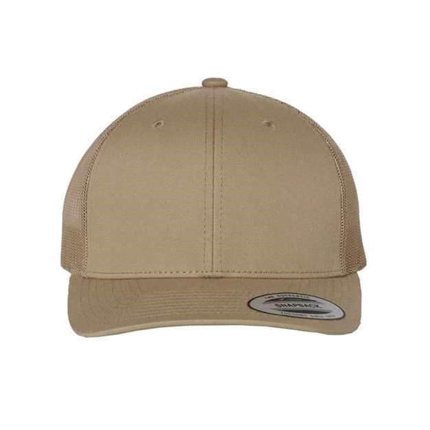 Yp Classics - Mens 6606 Six-Panel Retro Trucker Cap - Image 21
