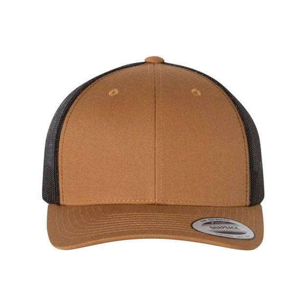 Yp Classics - Mens 6606 Six-Panel Retro Trucker Cap - Image 99